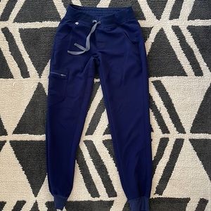 Figs jogger navy scrub pant XXS